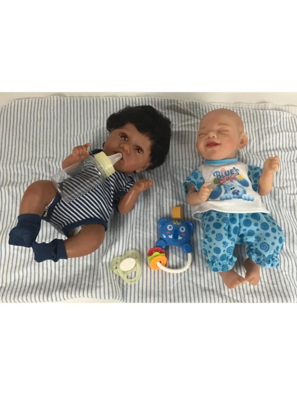Partial Reborn Doll Baby Lot of 2 Mini Baby’s 12” A/A Full Vinyl Painted Magnet